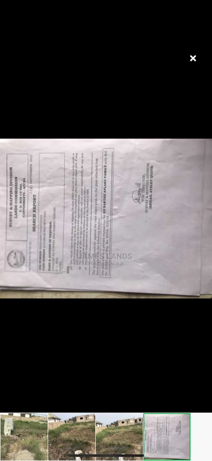 land titled for sell at Aplaku hills top for sale in Greater Accra, Ghana