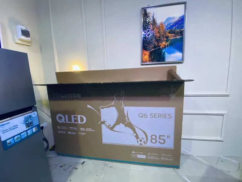 New 85” HISENSE QLED Q6 SERIES SMART TV for sale in Haatso, Greater Accra, Ghana