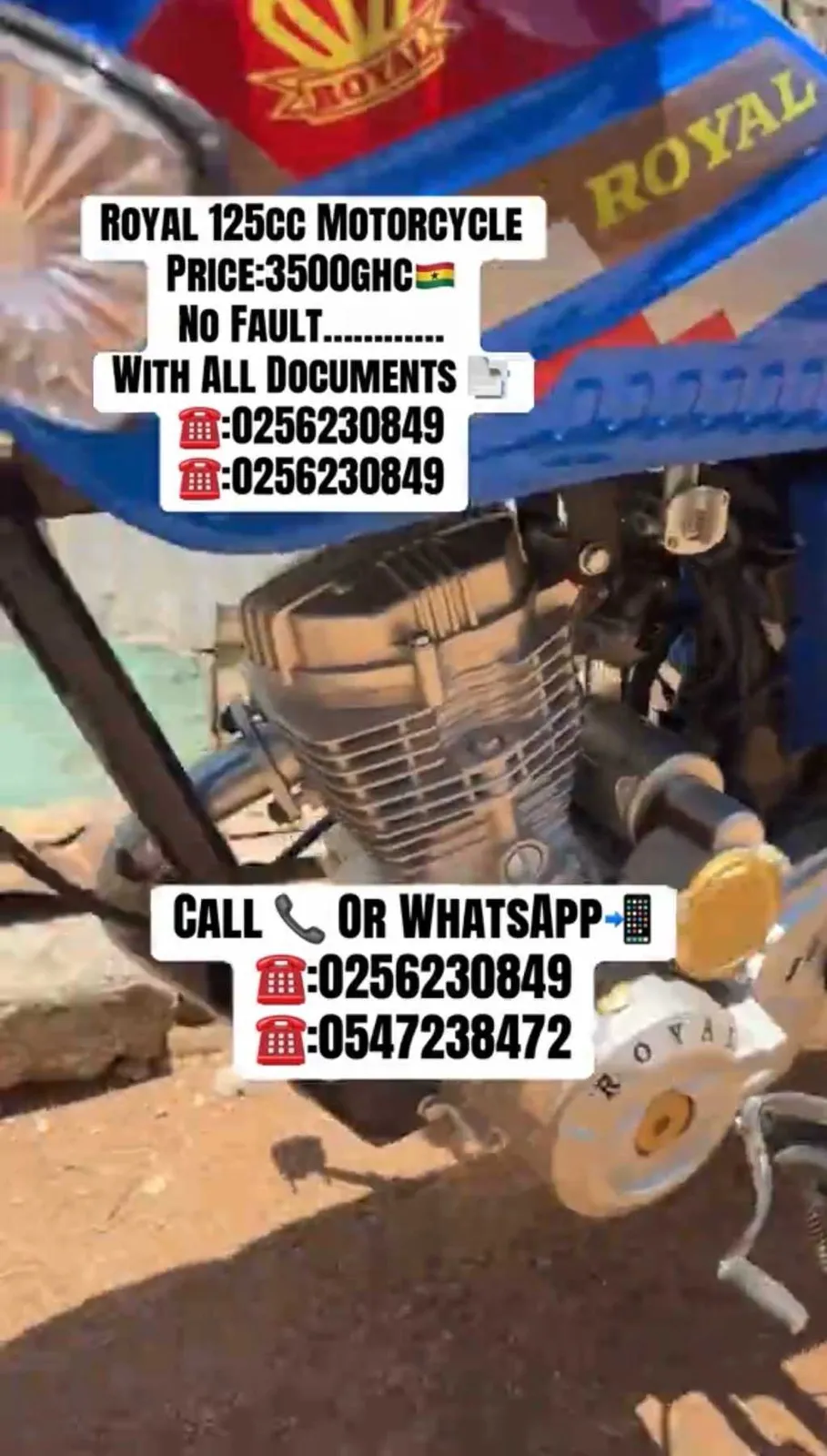 Used Royal 125cc Motorcycle for sale in Accra Metropolitan, Greater Accra, Ghana