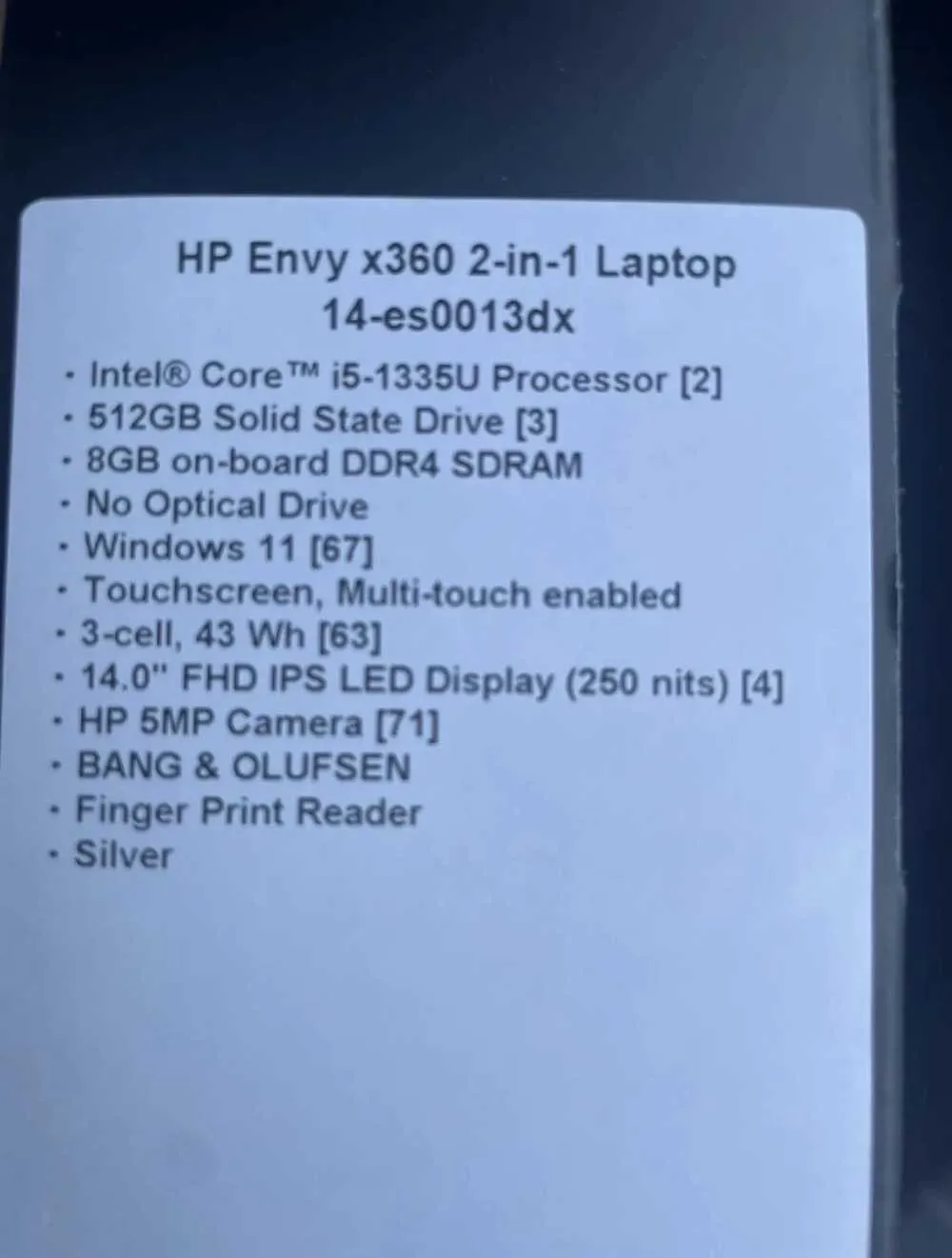 New HP Envy 14 x360 13th Gen for sale in Ashanti Region, Ghana