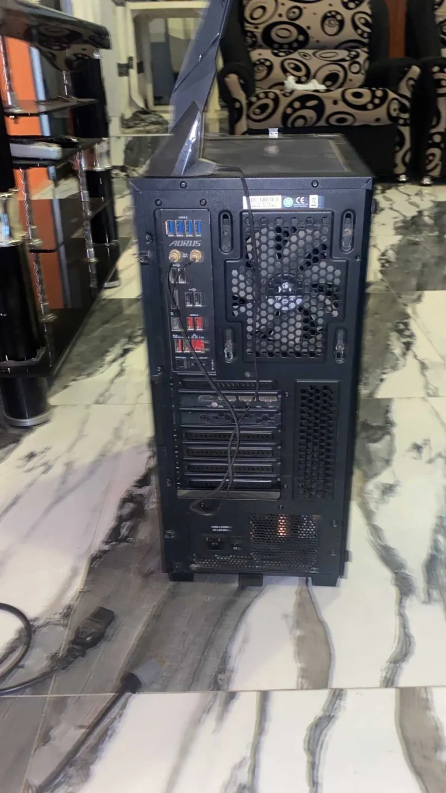 Used Carbide Series SPEC-DELTA RGB Tempered Glass Mid-Tower ATX Gaming Case — Black for sale in Greater Accra, Ghana