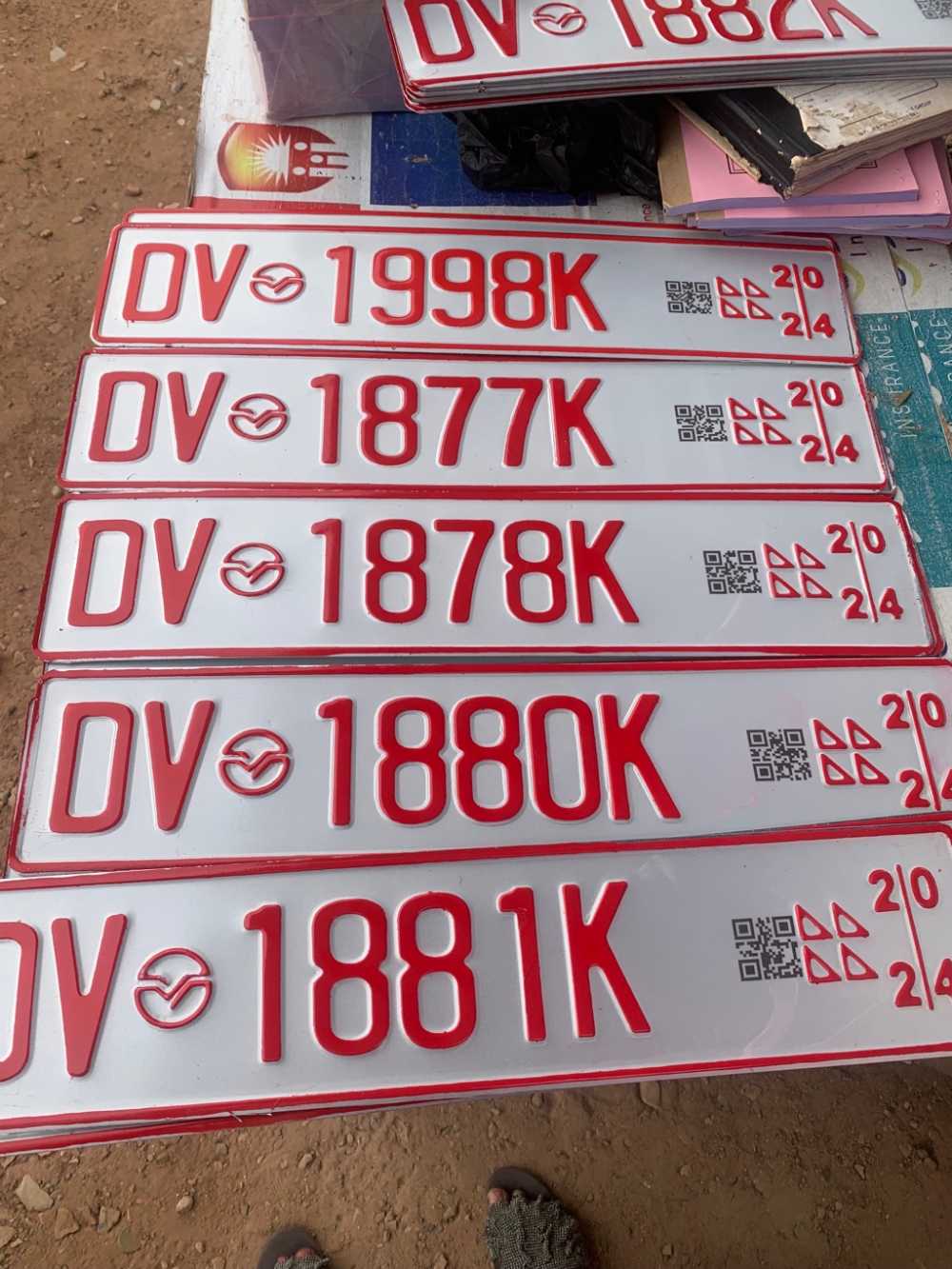 New DV plates available for sale in Greater Accra, Ghana