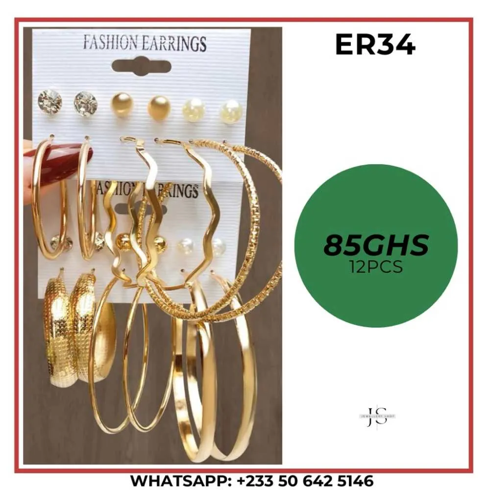 Statement Earrings Women's Fashion for sale in Greater Accra, Ghana