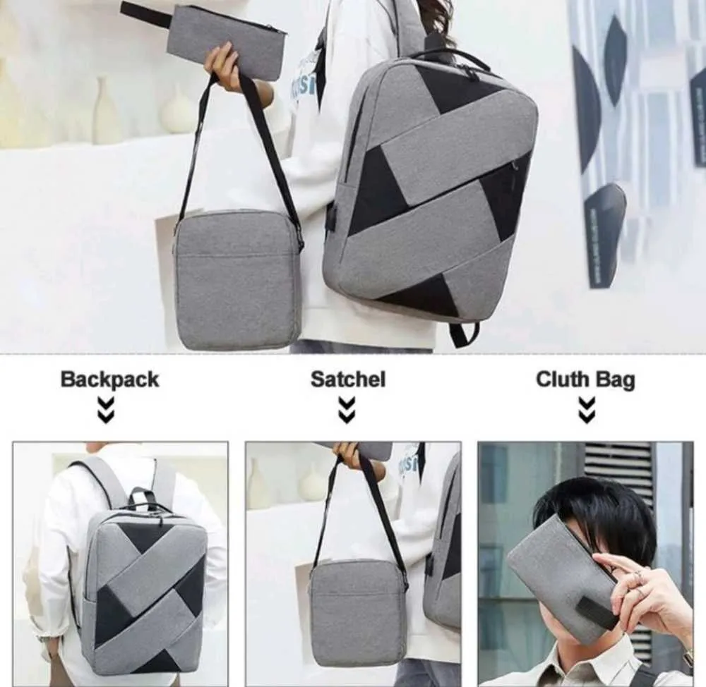 New Multifunctional 3 in 1 Set backpack for Sch, office, Travel etc Laptop bag for sale in Greater Accra, Ghana