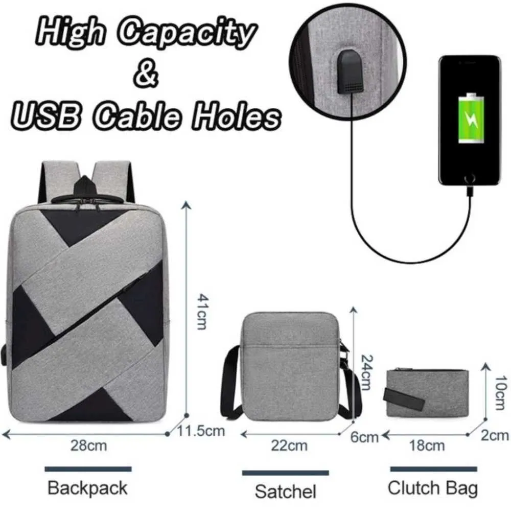 New Multifunctional 3 in 1 Set backpack for Sch, office, Travel etc Laptop bag for sale in Greater Accra, Ghana