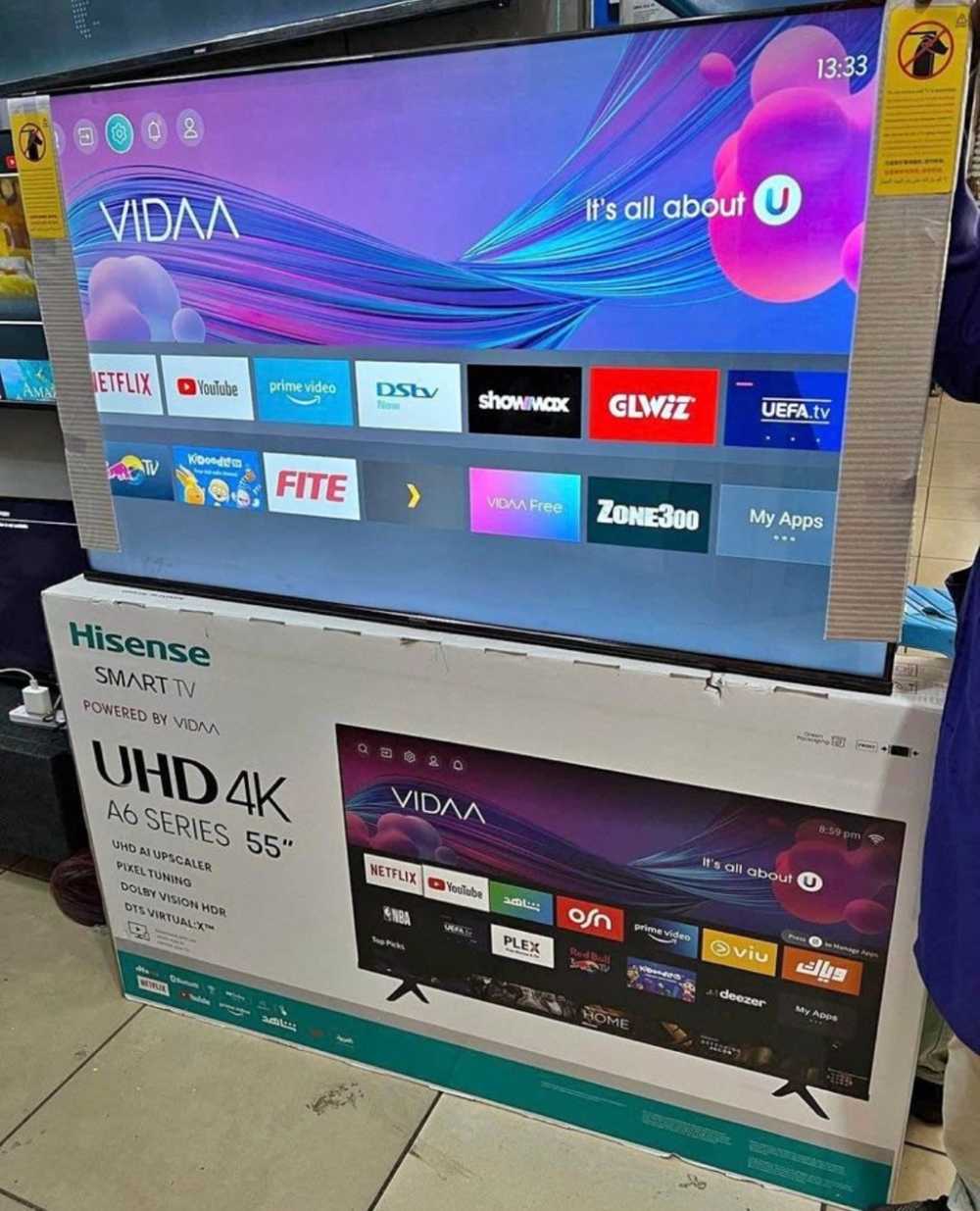 HISENSE SMART UHD 4K A6 SERIES 55 for sale in Ashanti, Ghana