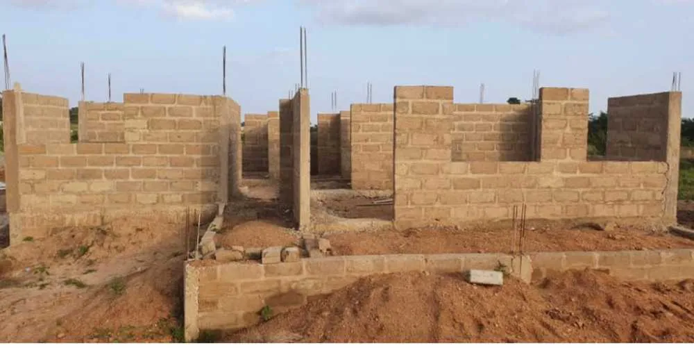 Uncompleted 3 bedroom at Lintel level for Sale. @ Kotoku, 10m drive from Rush company for sale in Ga Municipal, Greater Accra, Ghana