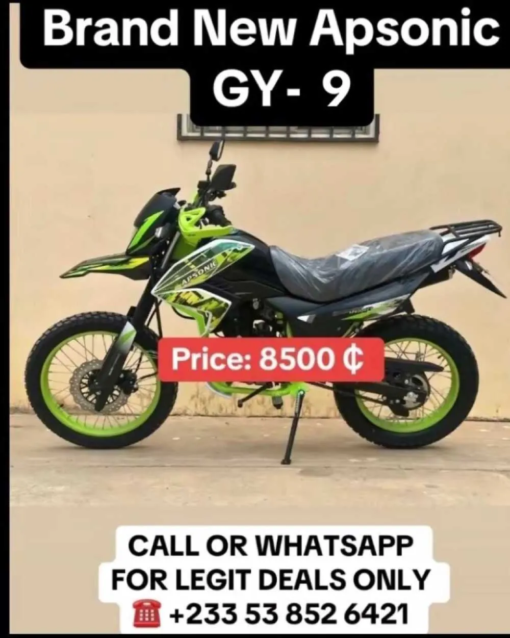 BRAND NEW APSONIC GY-9 for sale in Northern, Ghana