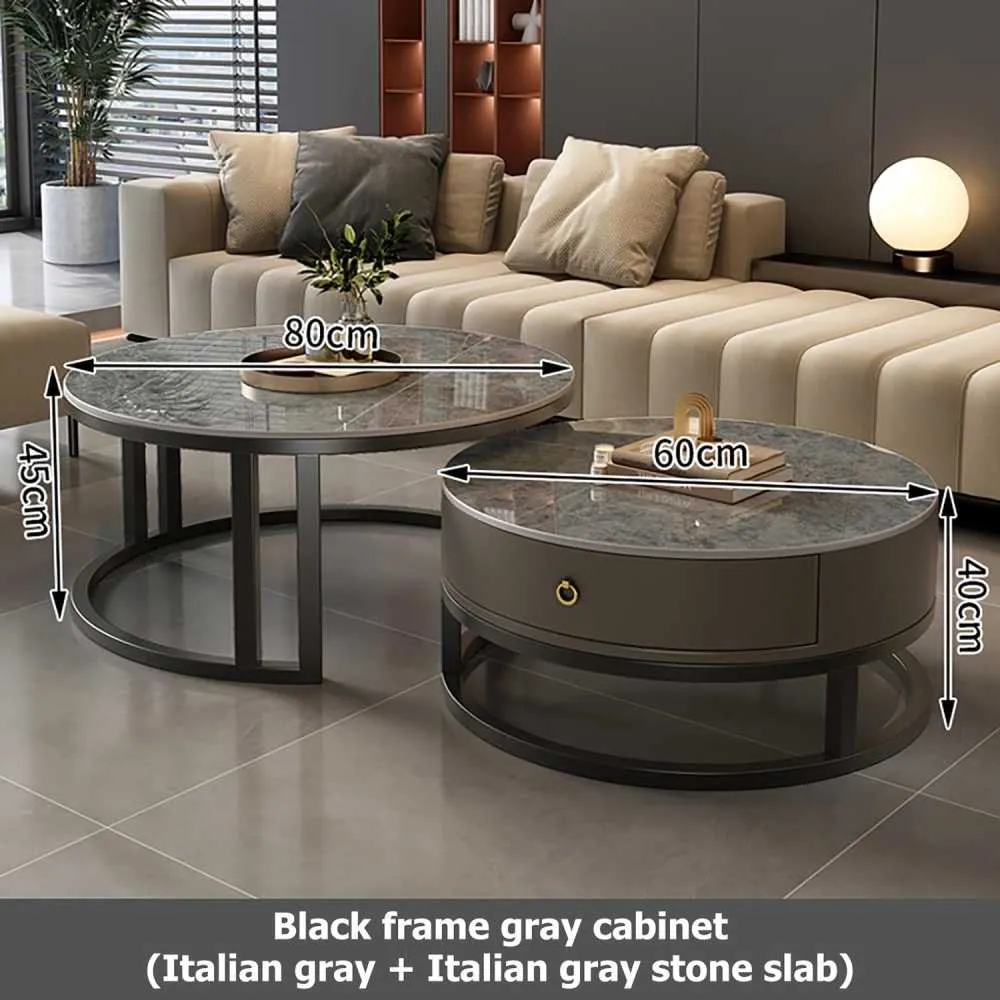 New Italian Stone Slab Coffee Table set of 2 for Living Room for sale in Accra Metropolitan, Greater Accra, Ghana