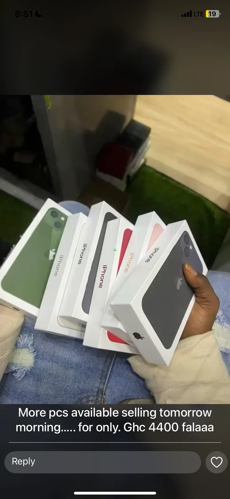 New iPhone 13 128gb for sale in Kumasi Metropolitan, Ashanti Region, Ghana