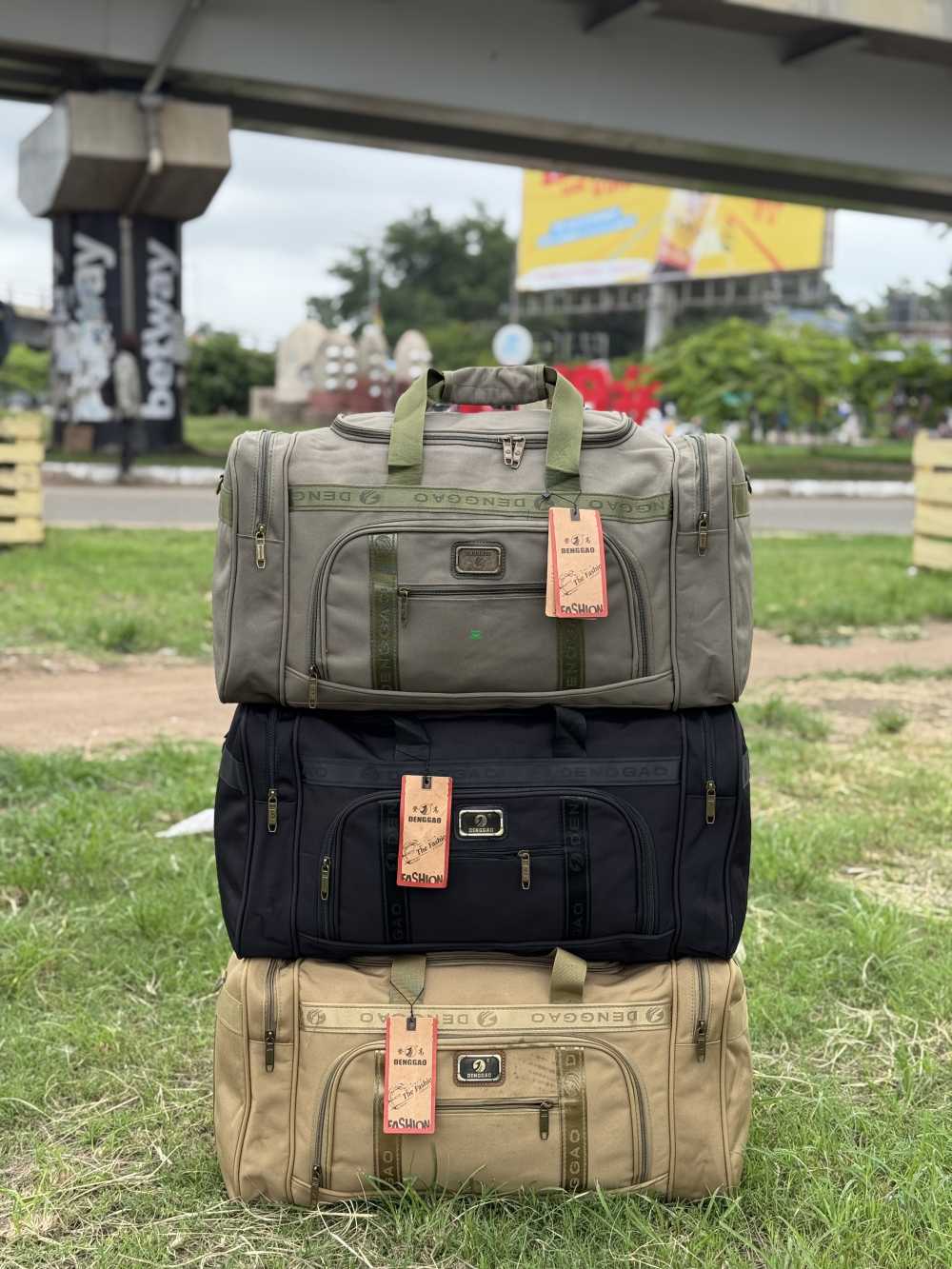 New khaki duffel Traveling bag for sale in Circle, Greater Accra, Ghana