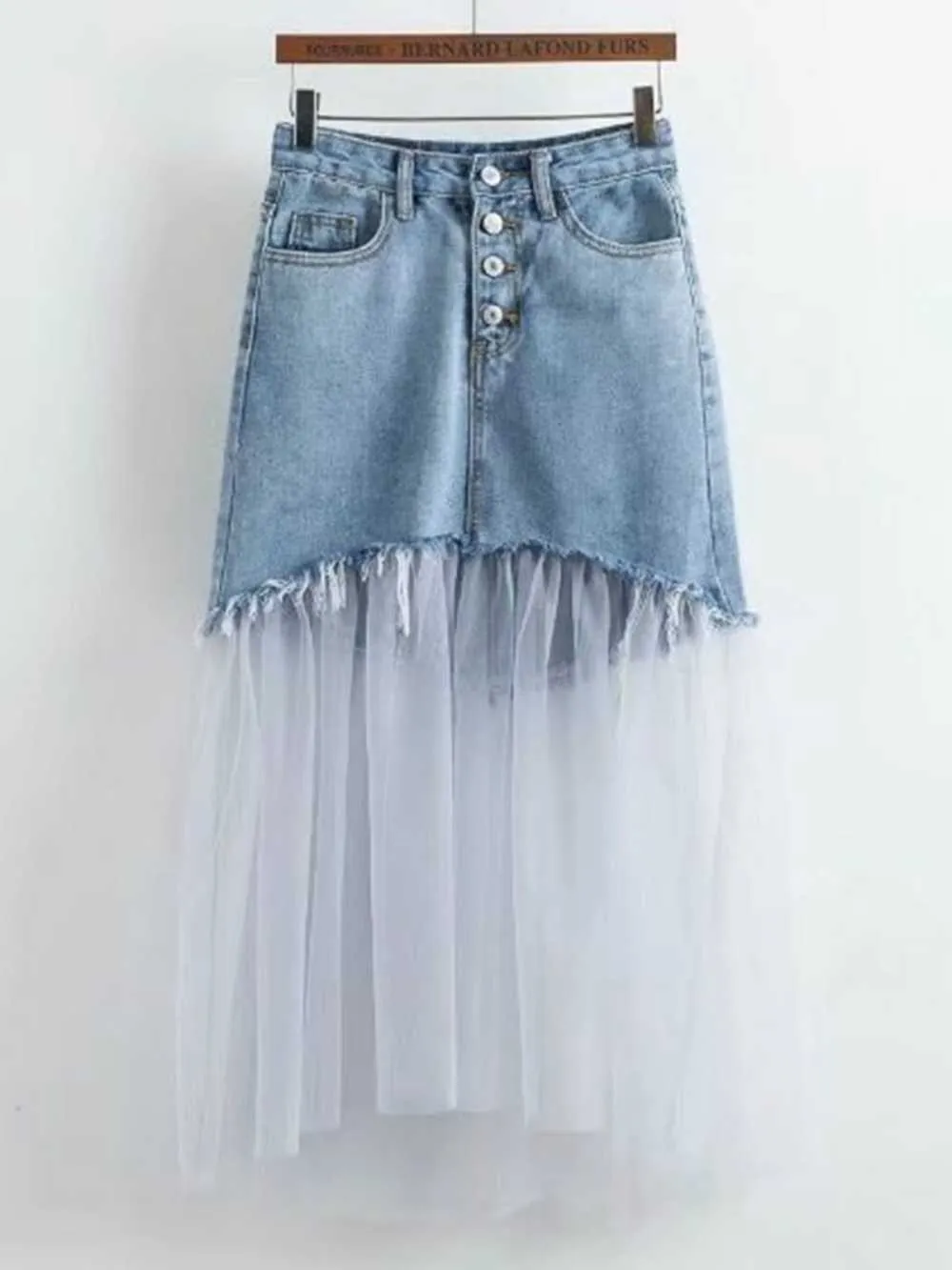 New mesh ruffle denim (jeans) skirt for sale in Tema Metropolitan, Greater Accra, Ghana