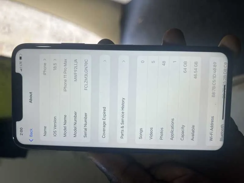 Used iPhone 11pro Max for sale in Ejisu Juaben, Ashanti, Ghana