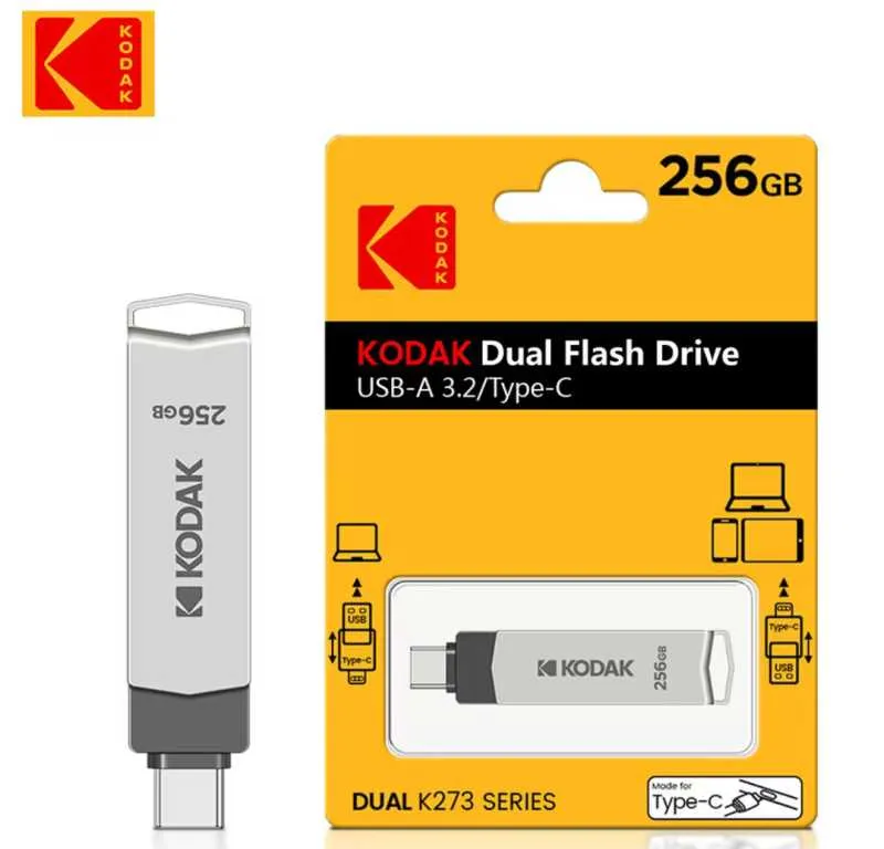 New Kodak k273 high-speed USB flash drive 3.2 interface Type-C 256GB for sale in Madina, Greater Accra, Ghana