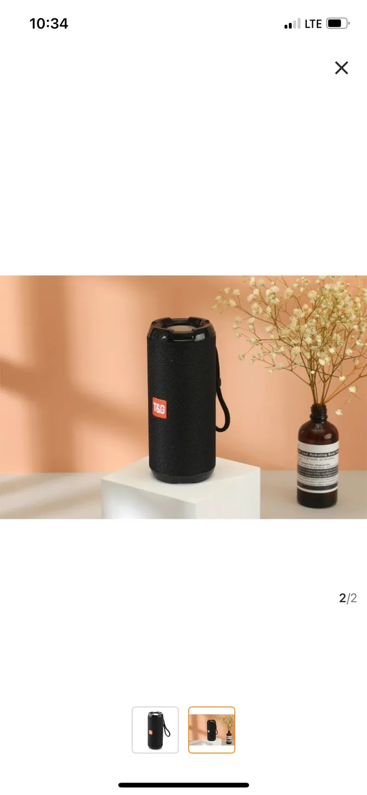 New Wireless Bluetooth Speaker Black for sale in Cape Coast, Central Region, Ghana