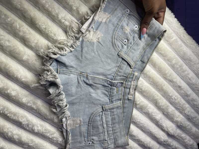 Used Denim shorts Women's Fashion for sale in Volta, Ghana