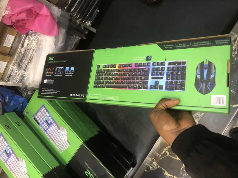 New long external wired keyboard with mouse for sale in Circle, Greater Accra, Ghana