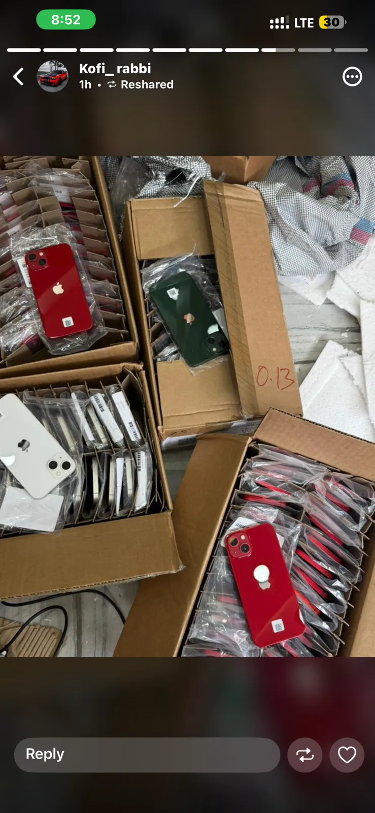 Used iPhone 13 128 and 256 for sale in Kwashieman, Greater Accra, Ghana