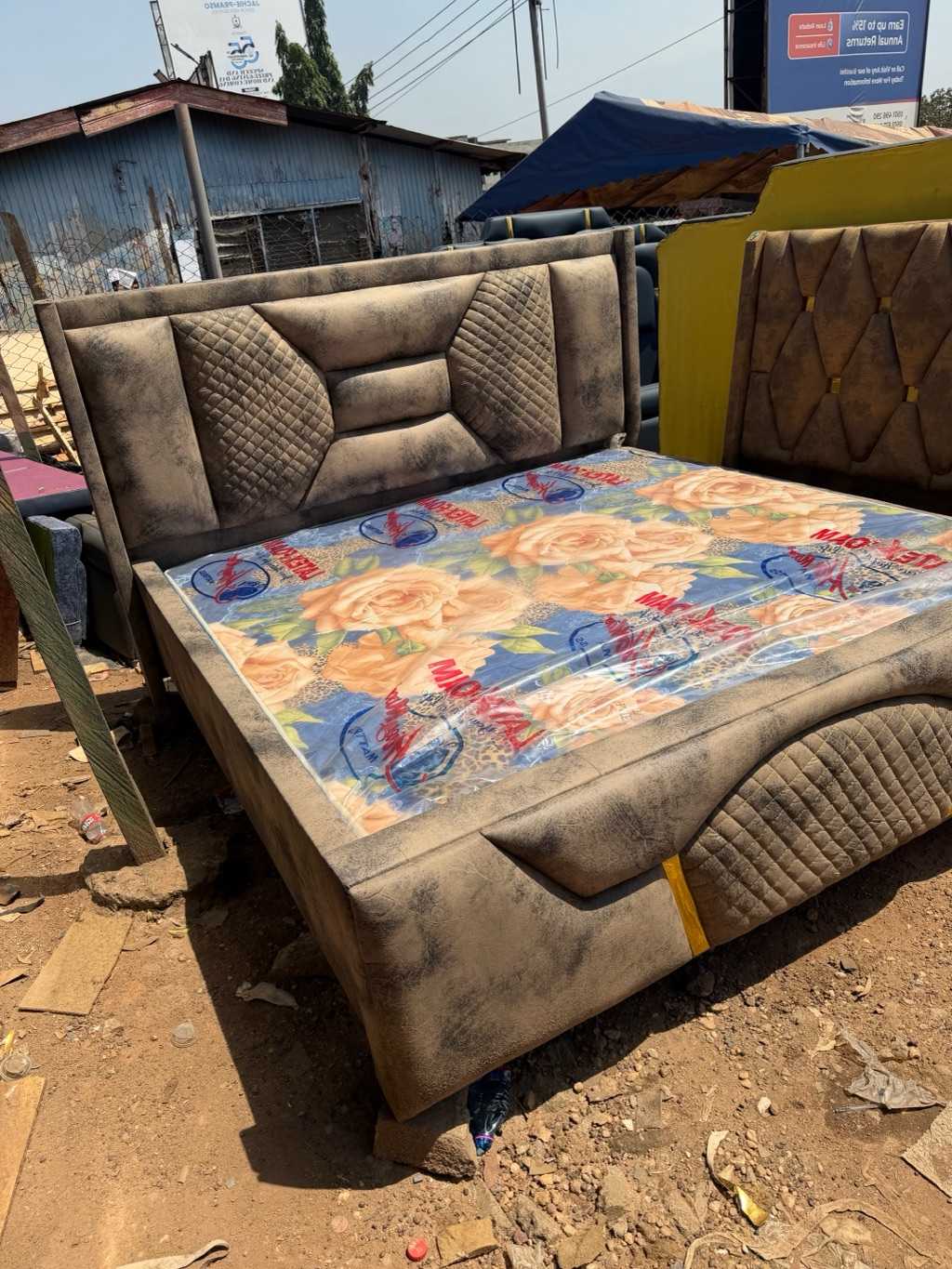 queen size bed frame for sale in Kumasi Metropolitan, Ashanti, Ghana