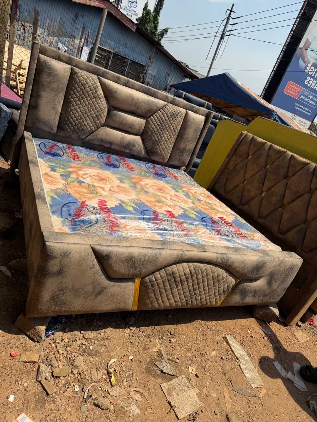 queen size bed frame for sale in Kumasi Metropolitan, Ashanti Region, Ghana