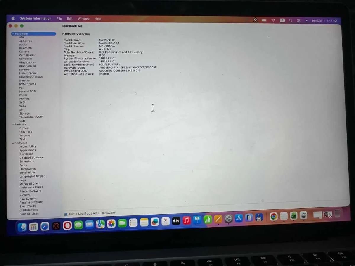 Used McBook Air Laptop for sale in Eastern, Ghana