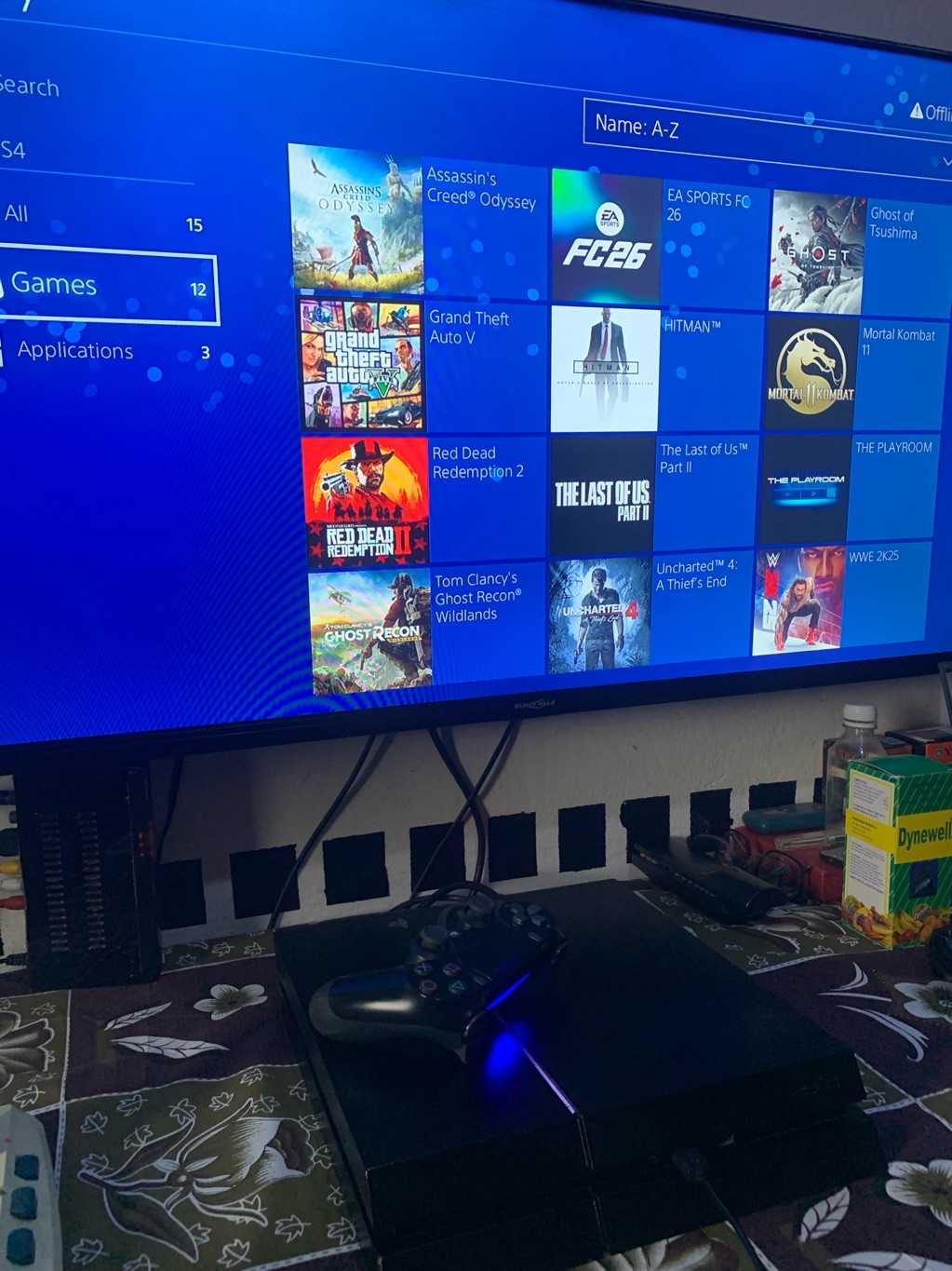 Used PS4 standard 1TB with 11 games for sale in Ablekuma, Greater Accra, Ghana