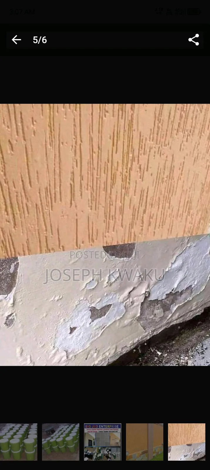 New durable acrylic grafiato paint 0544267199 for sale in Atwima Nwabiagya, Ashanti, Ghana