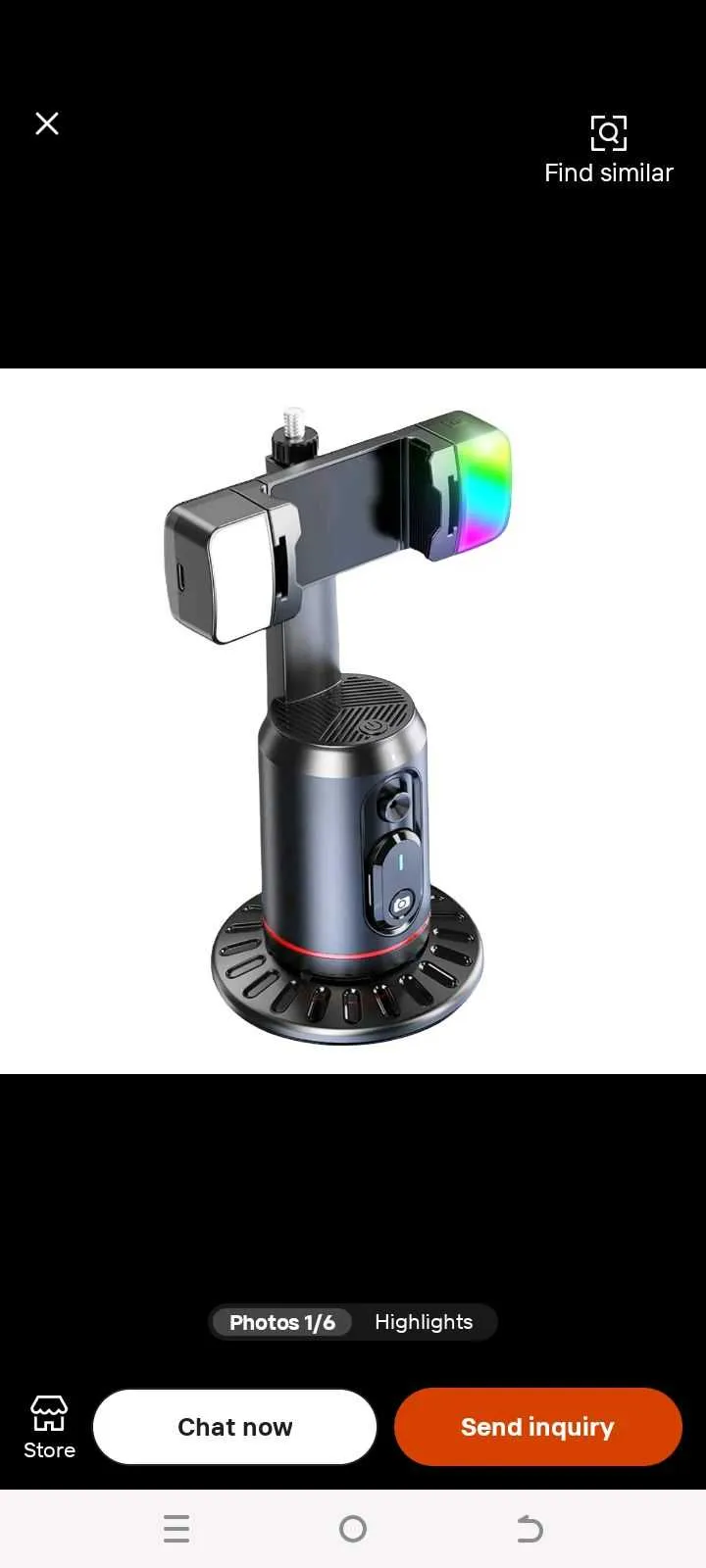 New 360° Rotation Auto Face Tracking Camera Gimbal Stabilizer for sale in Nungua, Greater Accra, Ghana