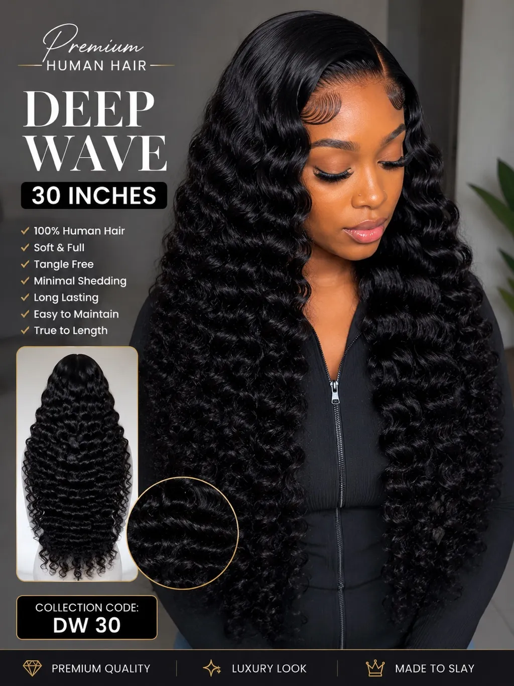 New human hair full frontal deep wave for sale in Awutu Senya, Central Region, Ghana