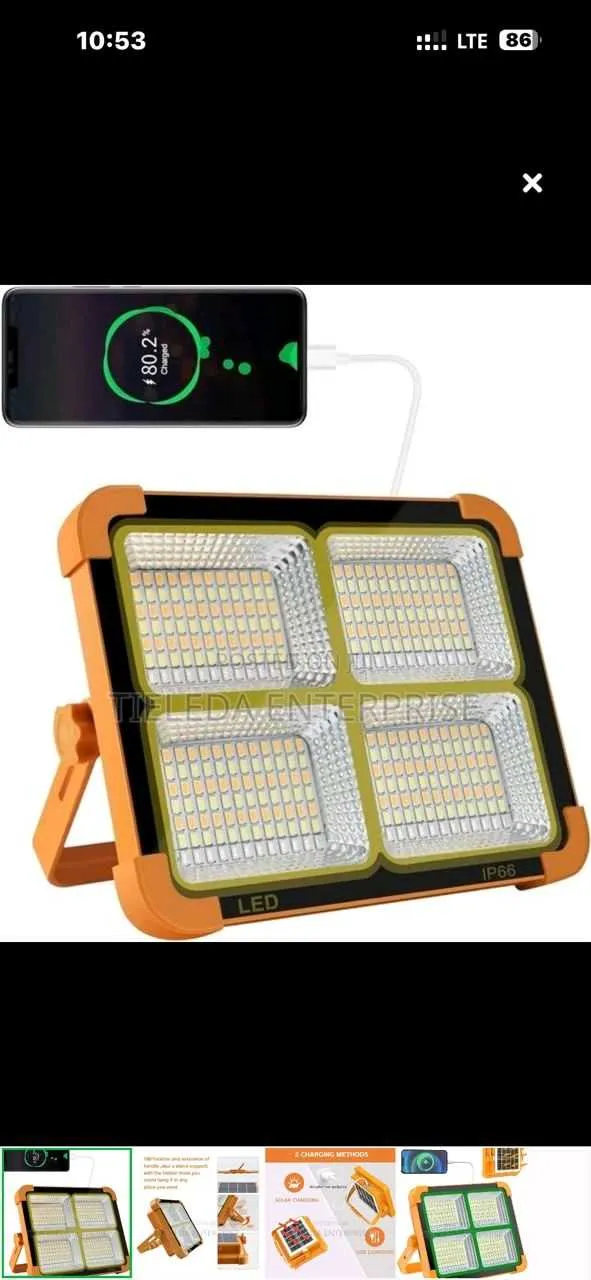 New chargeable solar light with USB for sale in Accra Metropolitan, Greater Accra, Ghana
