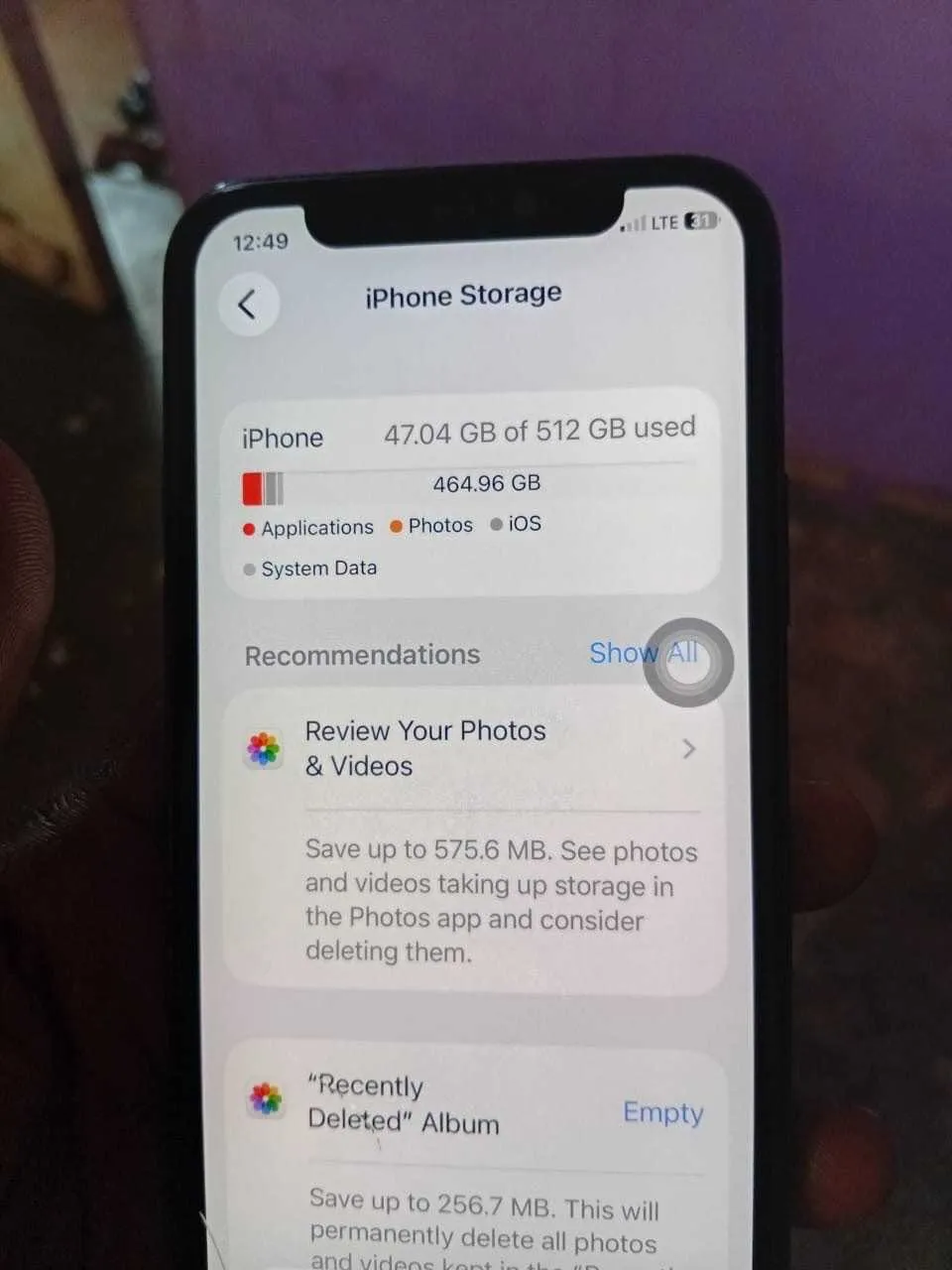 Used iPhone 11 Pro 512G for sale in Eastern Region, Ghana