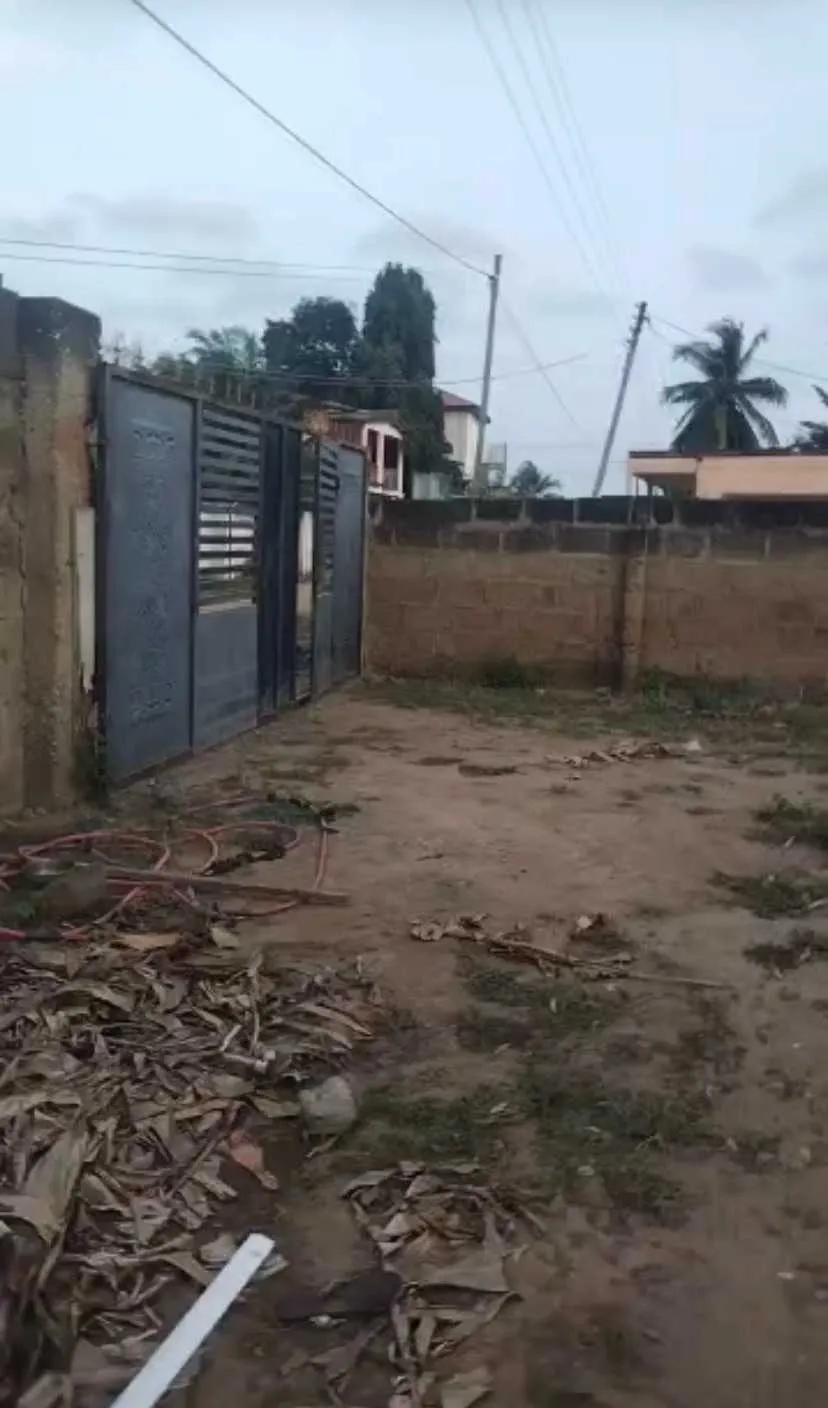 2plot of land with uncompleted buildings on one and all fenced for sale in Kasoa, Greater Accra, Ghana